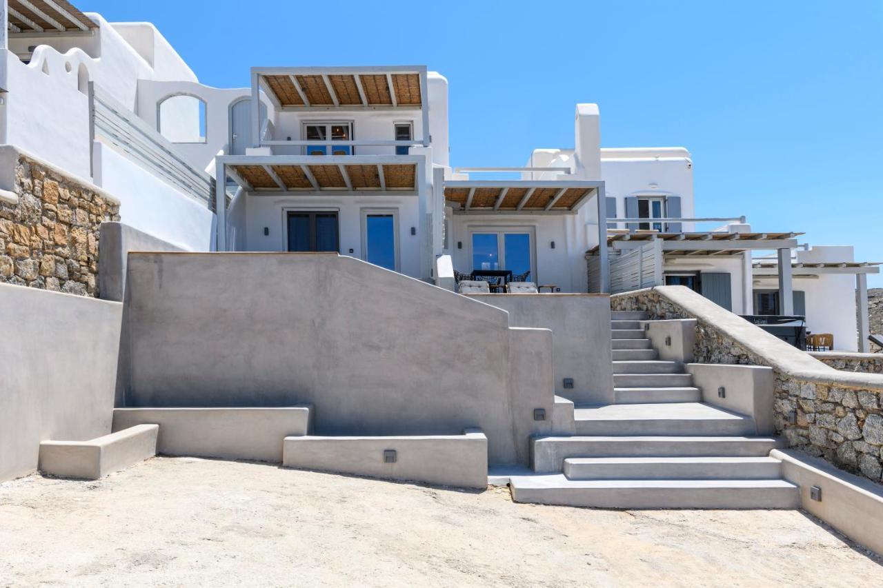 Mykonos Residence Villas & Suites Merchia Beach Exterior foto