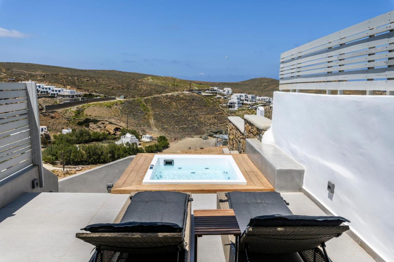 Mykonos Residence Villas & Suites Merchia Beach Exterior foto