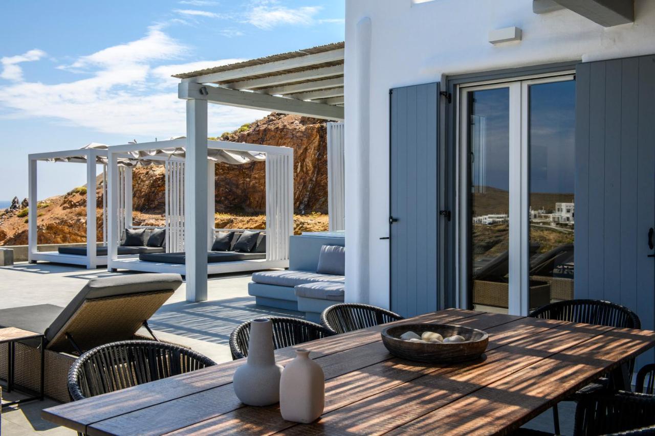 Mykonos Residence Villas & Suites Merchia Beach Exterior foto