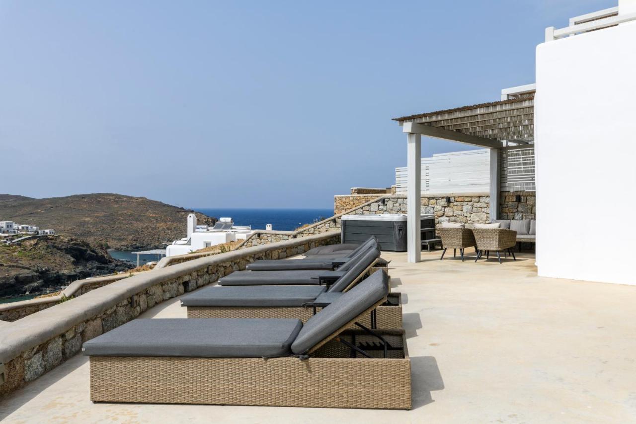 Mykonos Residence Villas & Suites Merchia Beach Exterior foto
