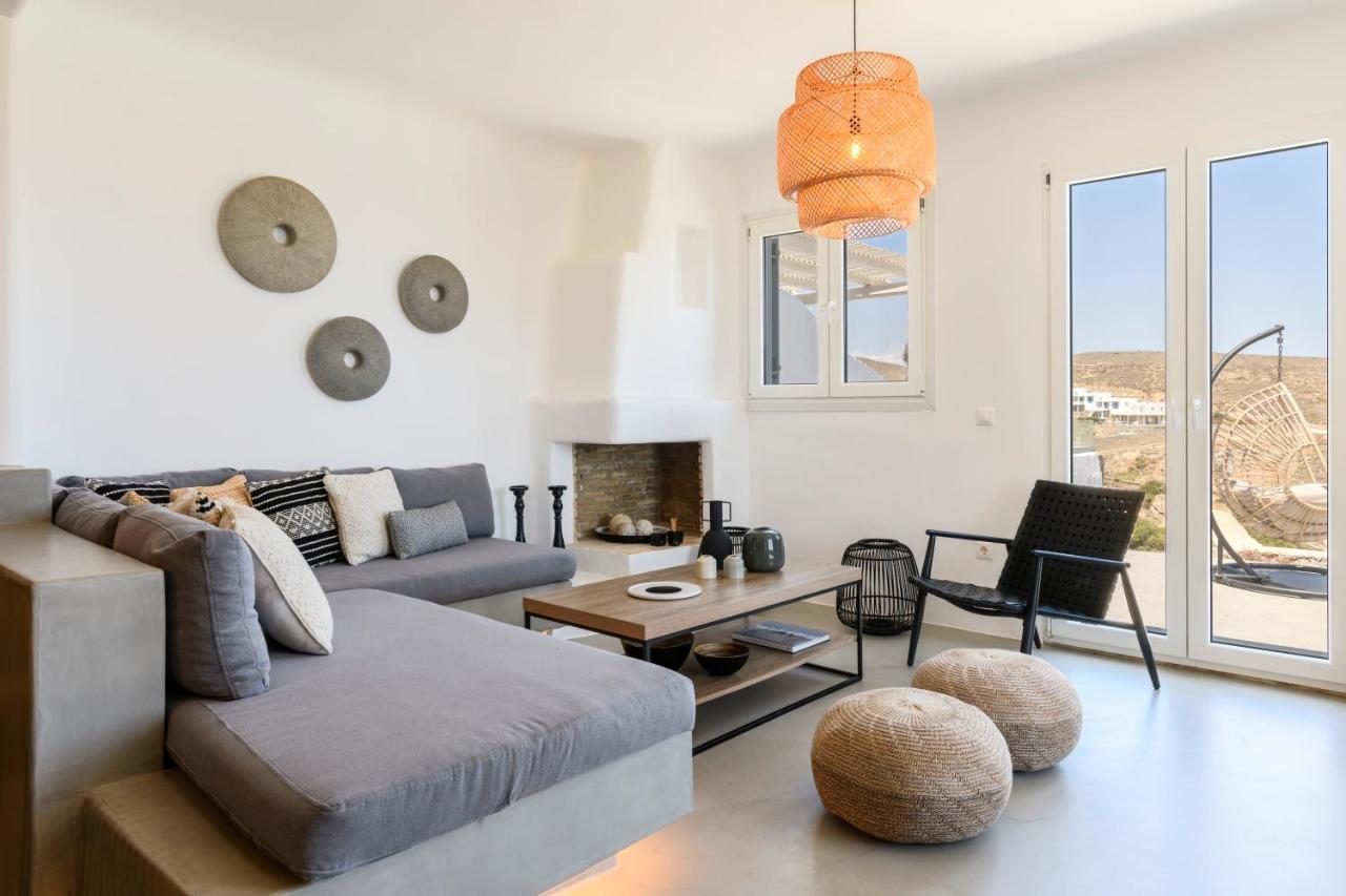 Mykonos Residence Villas & Suites Merchia Beach Exterior foto