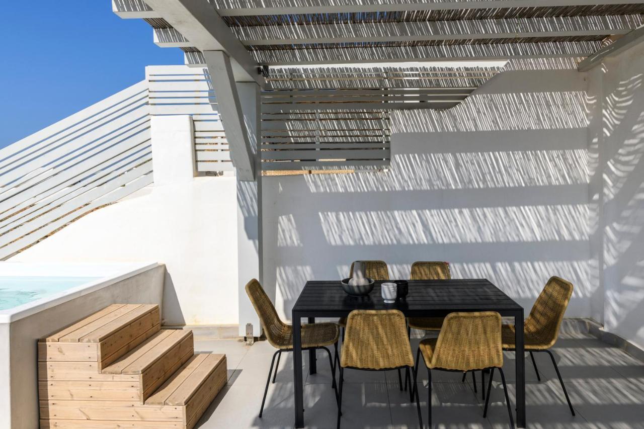 Mykonos Residence Villas & Suites Merchia Beach Exterior foto